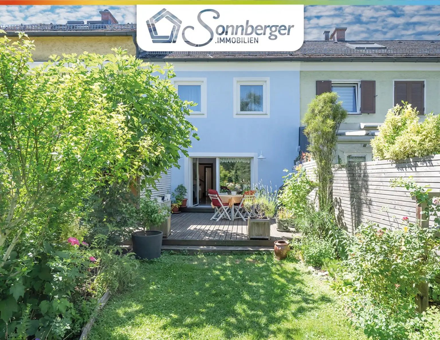 STADTOASE - Malerisches Reihenhaus mit Balkon und prachtvollem Garten in Linz/Spallerhof