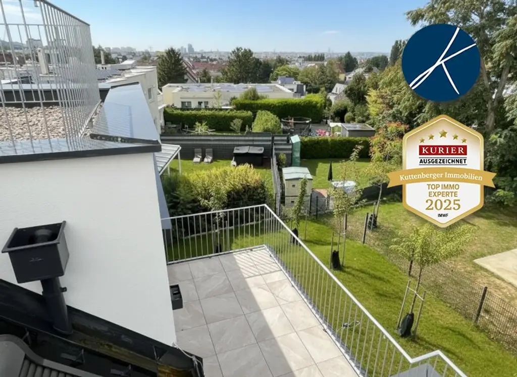 Traumhafte Dachgarten-Wohnung mit Aussicht nach Perchtoldsdorf UND nach Wien