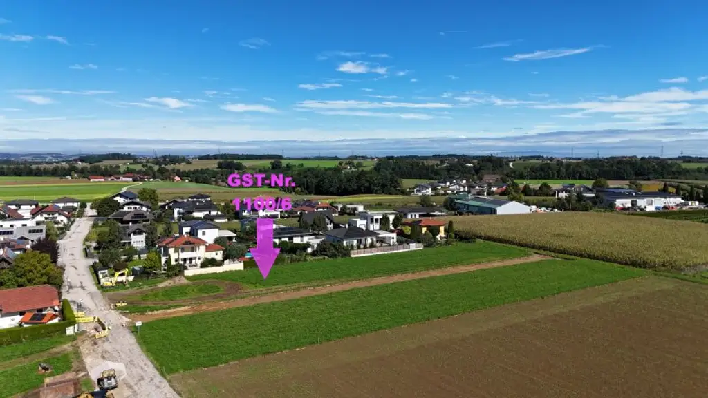 Baugrundstück mit südseitiger Ausrichtung im Grünen | Steinerkirchen Frohnhofen | GST-Nr. 1100/6
