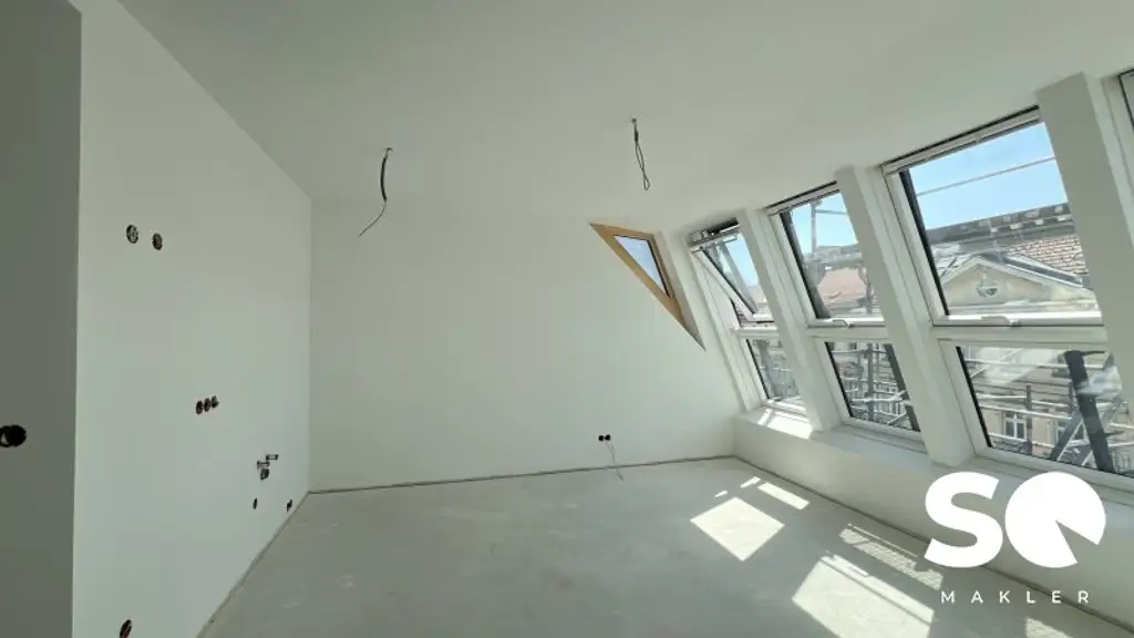 # SQ - EXKLUSIVE DACHGESCHOSSWOHNUNG IN 1030 WIEN - SEIDLGASSE - 2 ZIMMER und TERRASSE - TOP 15