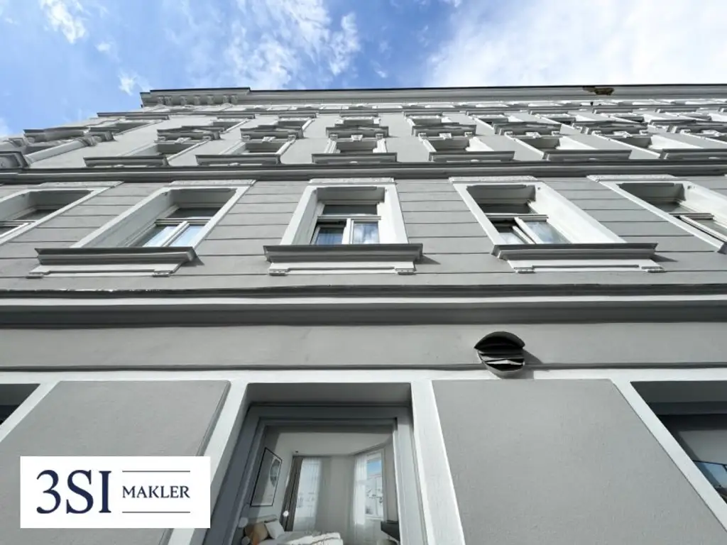 Altbau trifft Design – Traumhafte 3-Zimmer-Wohnung frisch saniert mit hofseitigem Balkon