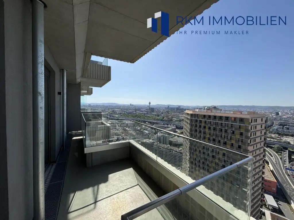Traumhafte 3-Zimmer-Wohnung in 36. Etage, 1030 Wien – MODERN mit Balkon!