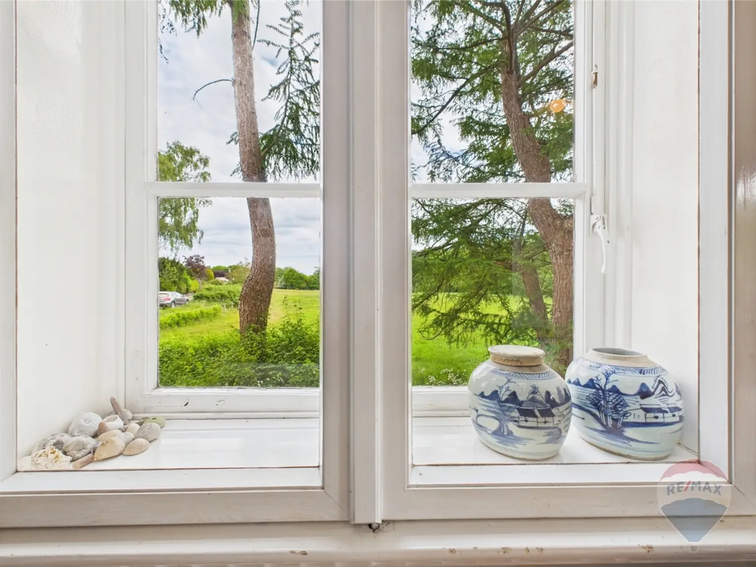 Ausblick aus dem Esszimmer