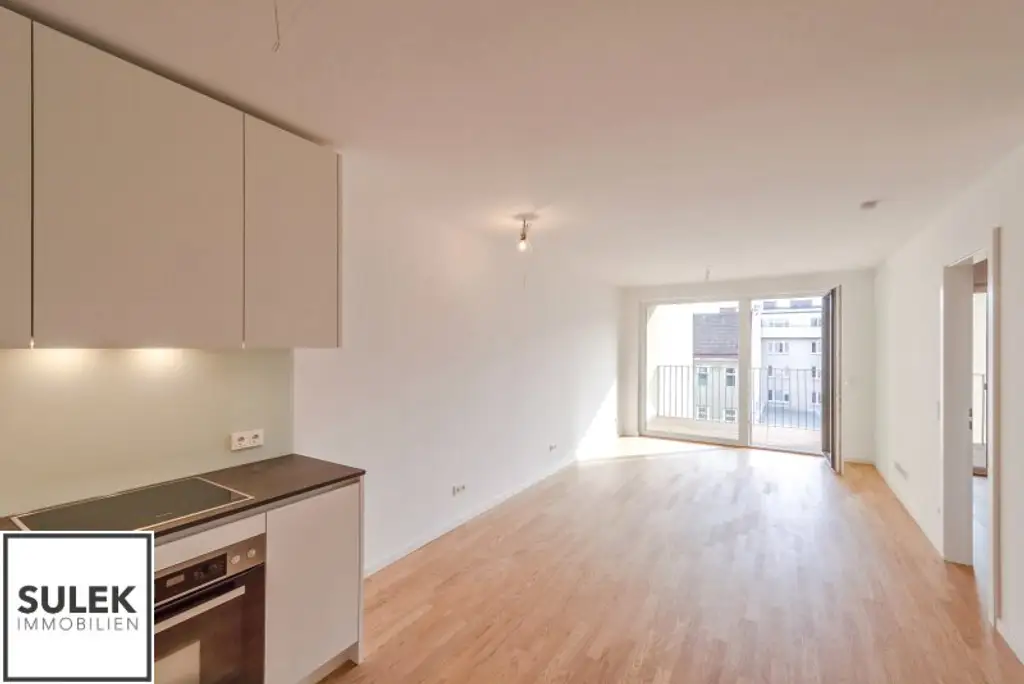 Großzügige 2 Zimmer Wohnung mit Loggia in hochwertigem Neubauprojekt ~ nähe Augarten & U-Bahn -  ab 1.9.2025