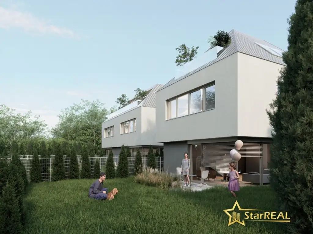 TOPPREIS! NEUES PROJEKT. 5 ZIMMER-ZIEGELHAUS, LUFTWÄRMEPUMPE, BODENHEIZUNG UND KST/ALUMINIUM-FENSTER. Provisionsfrei für den Käufer.