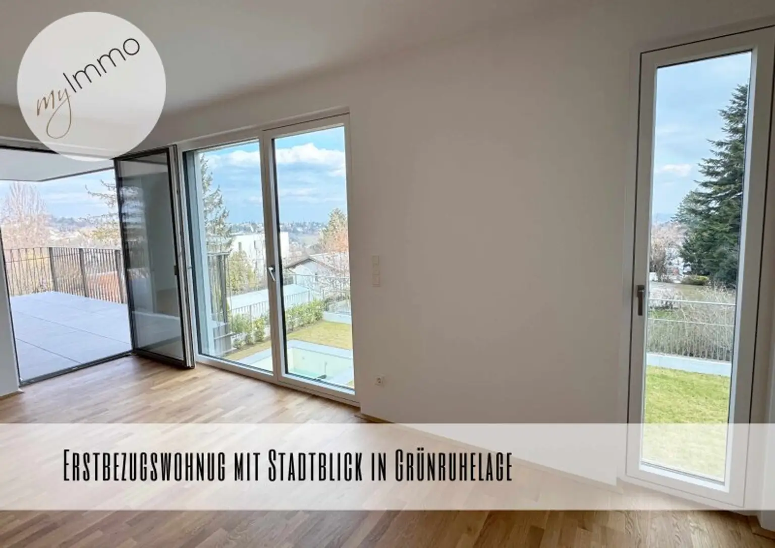 Erstbezugswohnug mit Stadtblick in Grünruhelage