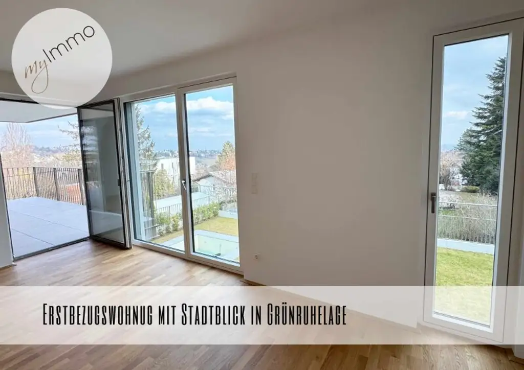 Erstbezugswohnug mit Stadtblick in Grünruhelage