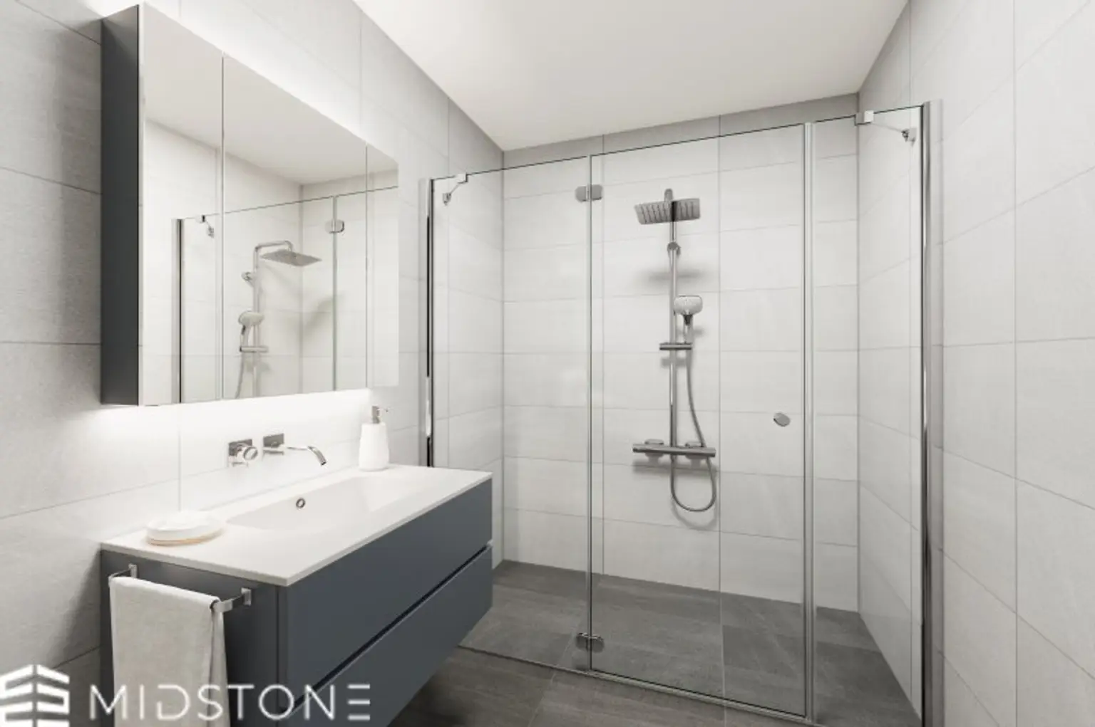 Neuwertige Wohnung in Mauer -  mit Loggia, Wellnessbad und Garagenplatz in Grühruhelage