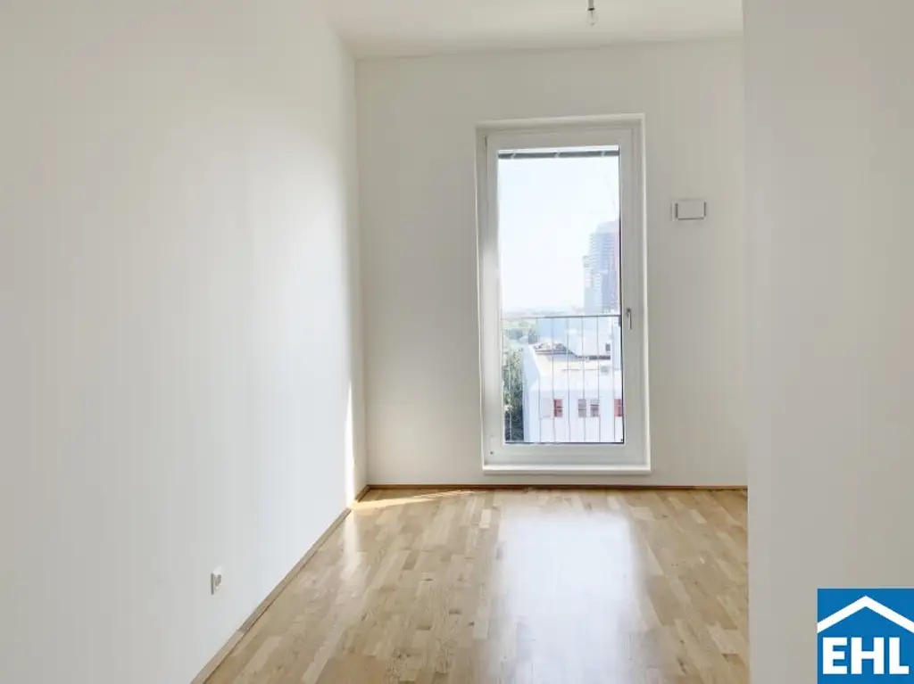 Moderner Wohnungshit für zwei mit Balkon an der Lände!