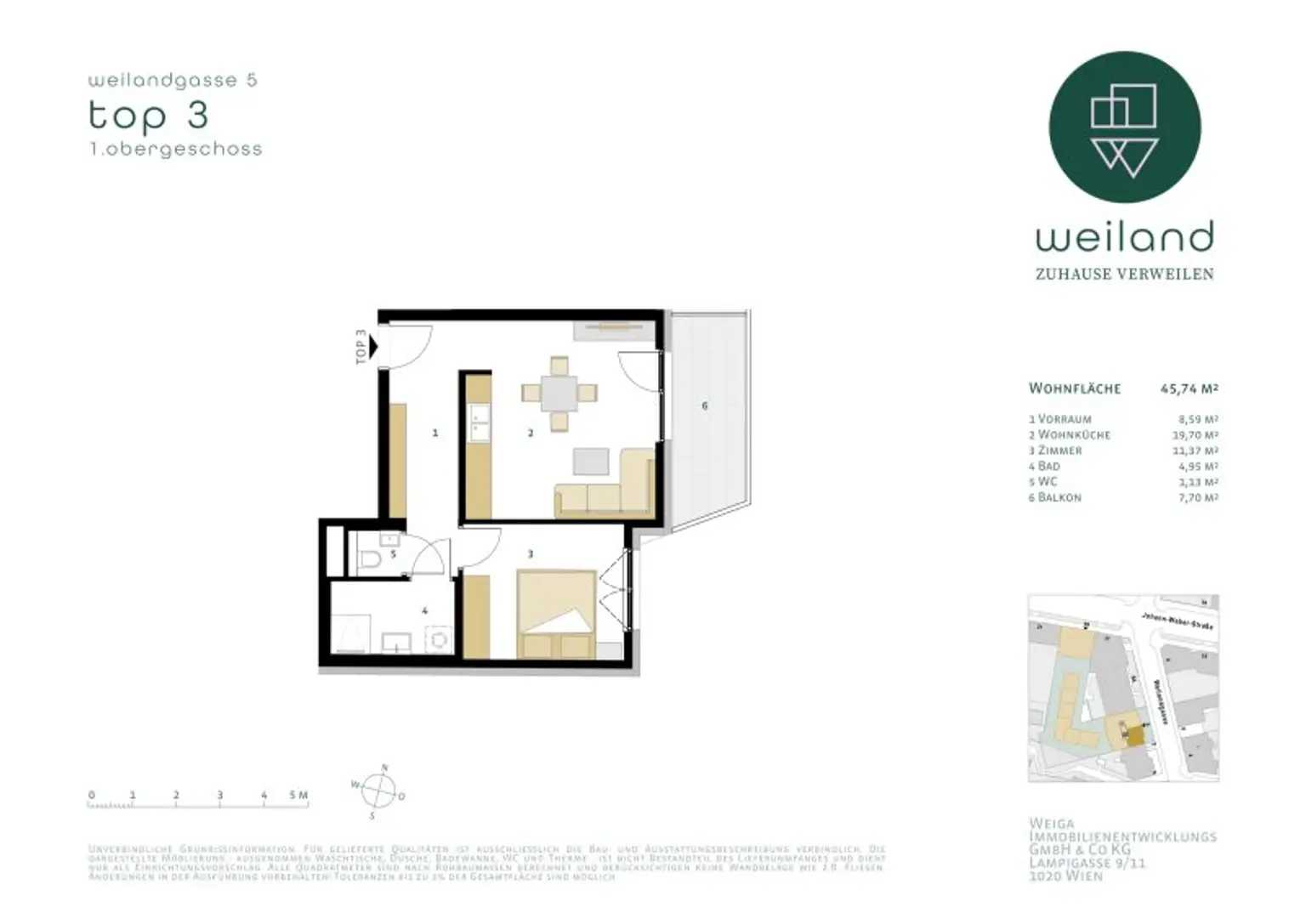 Top 2-Zimmer-Wohnung zum Spitzenpreis im 21. Bezirk