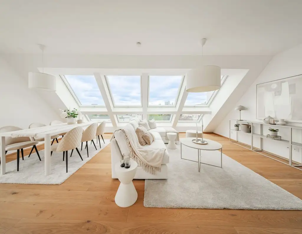 Urbanes Wohnen über den Dächern der Stadt