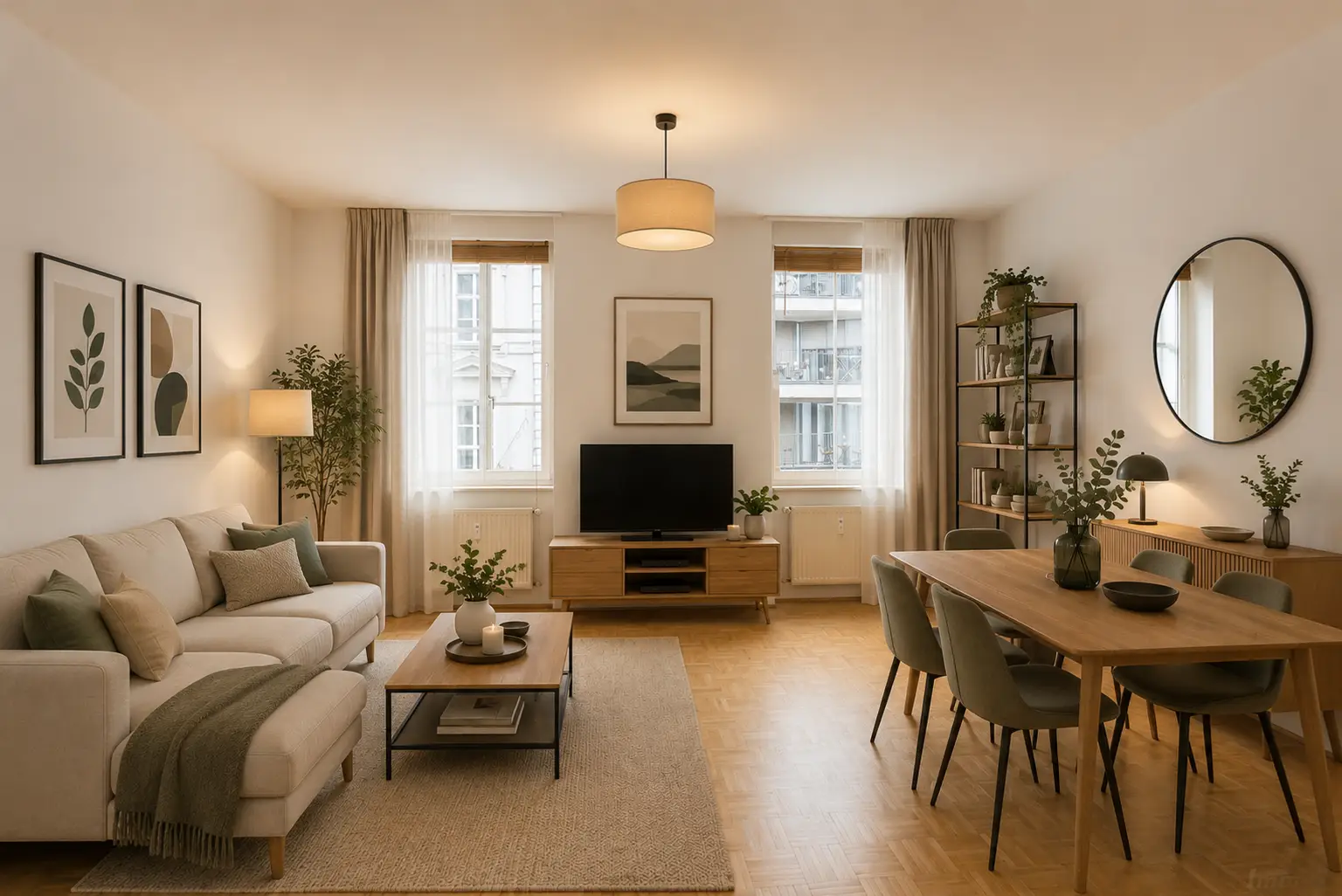 Wohnzimmer (Einrichtungsvorschlag)