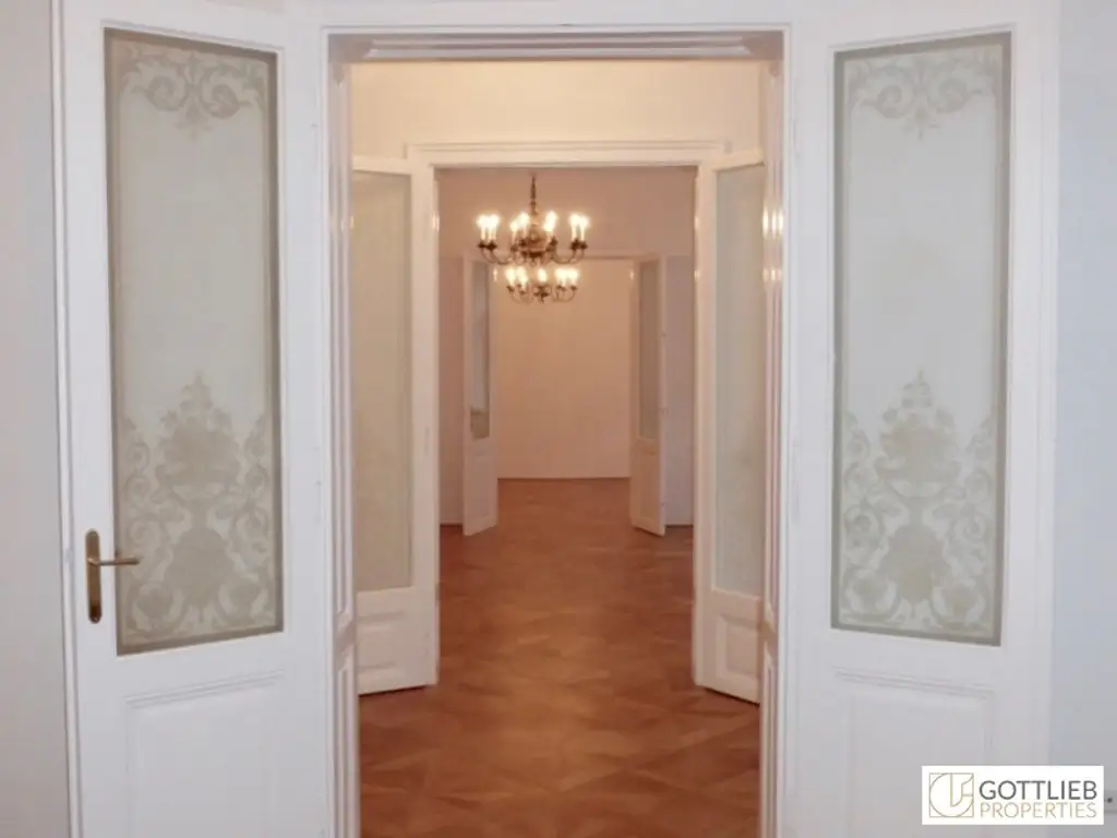 Bestlage Hamerlingplatz! 6-Zimmer-Stilaltbau-Apartment mit herrlicher West-Loggia und optionalem Tiefgaragenplatz in Grünruhelage