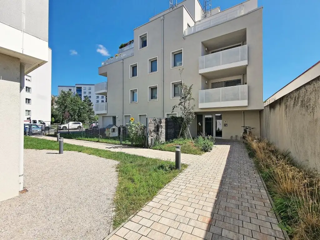 ++NEU++ AMBIENTE22: TOP-moderner 3-Zimmer-Wohntraum mit großzügiger 11,30 m² Terrasse und Tiefgaragenplatz beim Blumengärten Hirschstetten! +++