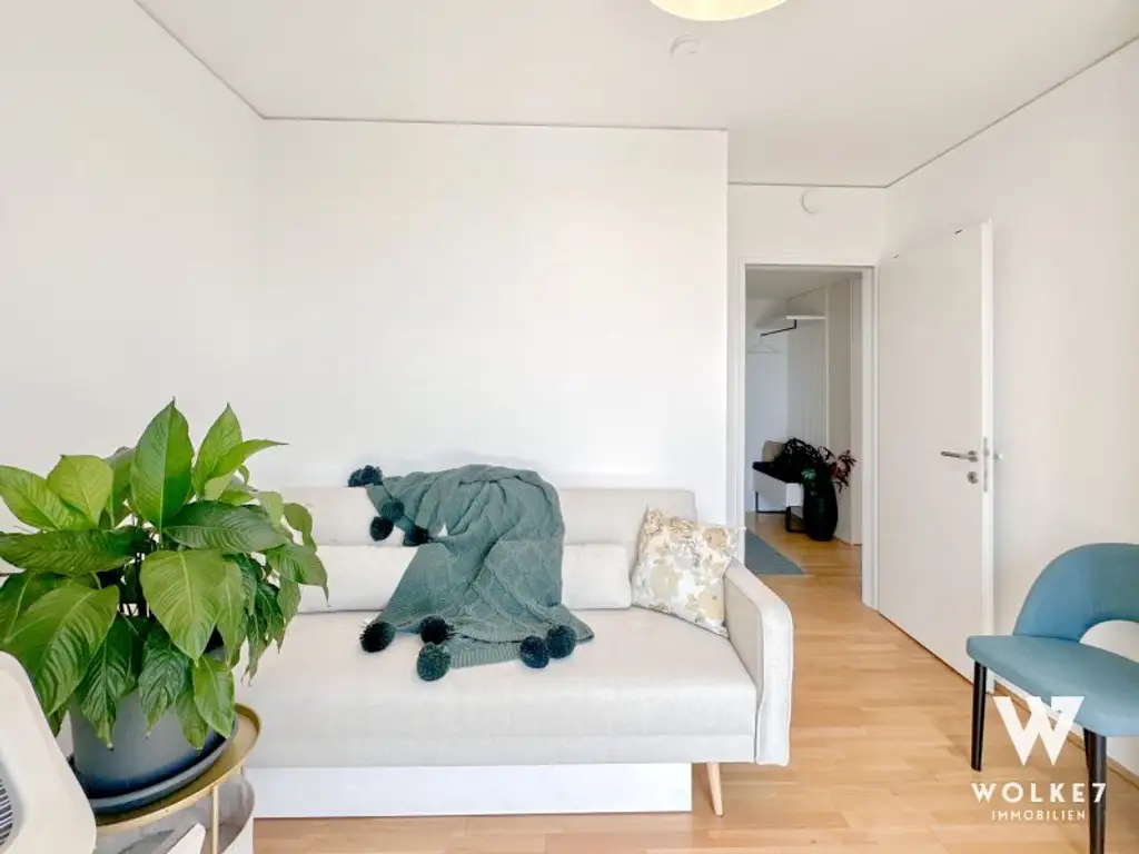 Exklusive 3-Zimmer-Residenz im Marina Tower – 16. Etage mit Donaupanorama