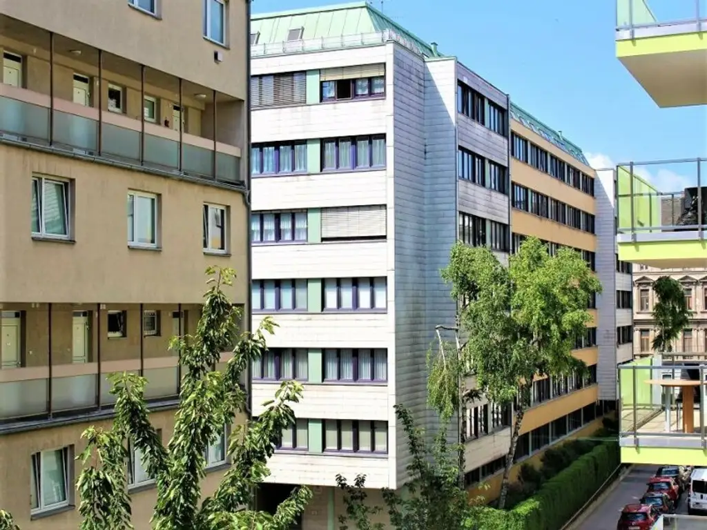 UHLANDGASSE, U1-Nähe, 64 m2 Neubau mit 3 m2 Balkon, 2 Zimmer, 2er-WG-geeignet, Wohnküche, Duschbad, 3. Liftstock