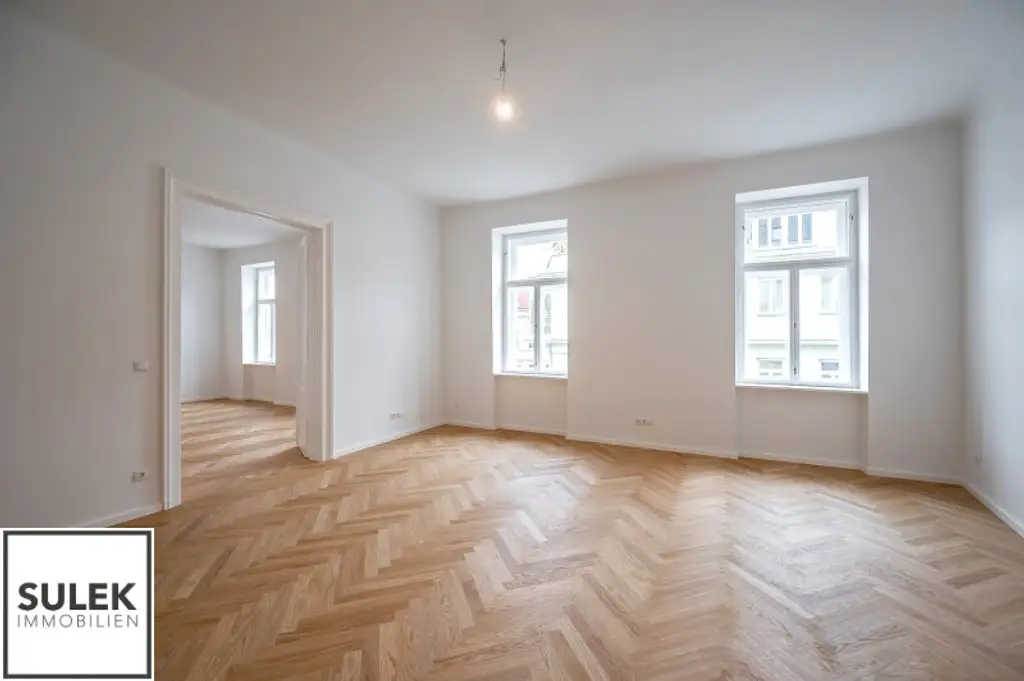 *** Fugbachgasse 7: Generalsanierte 3 Zimmer Altbauwohnung mit praktischem Grundriss und Balkon *** Nähe Augarten ***