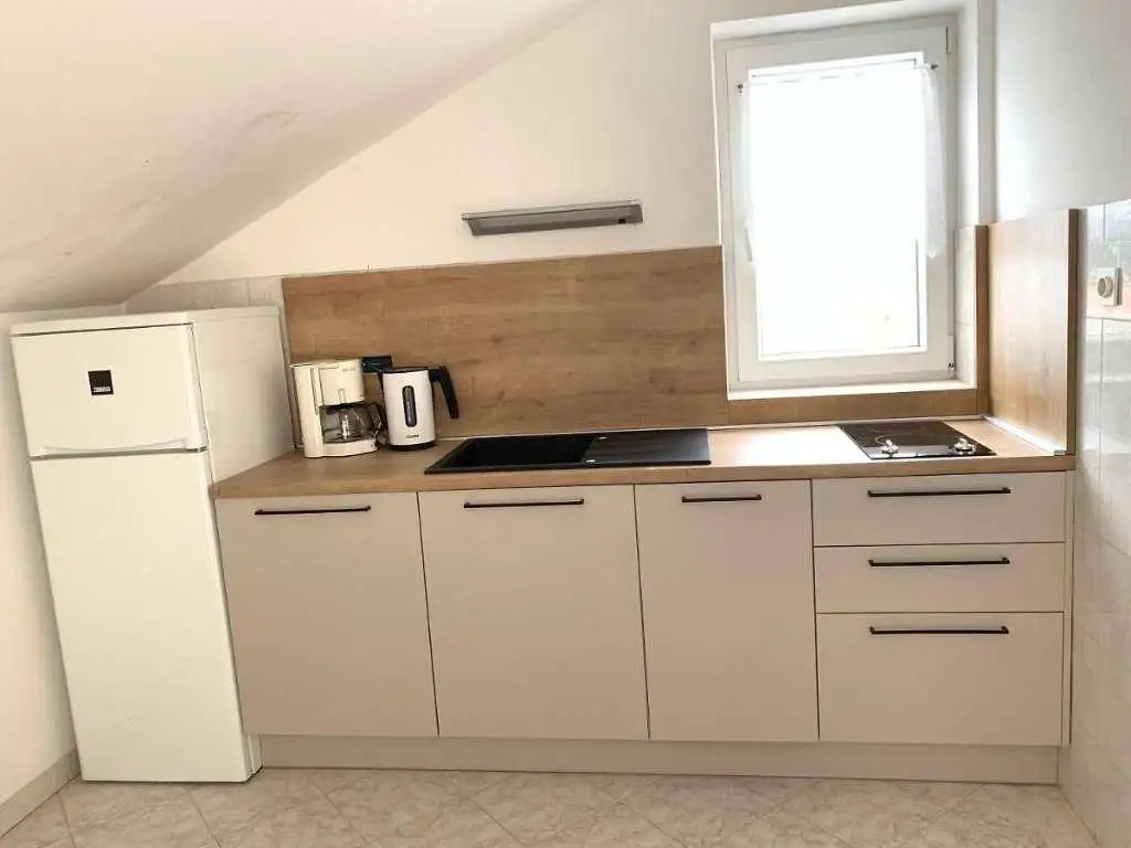 Ferienwohnung mit Dachterrasse und Meerblick