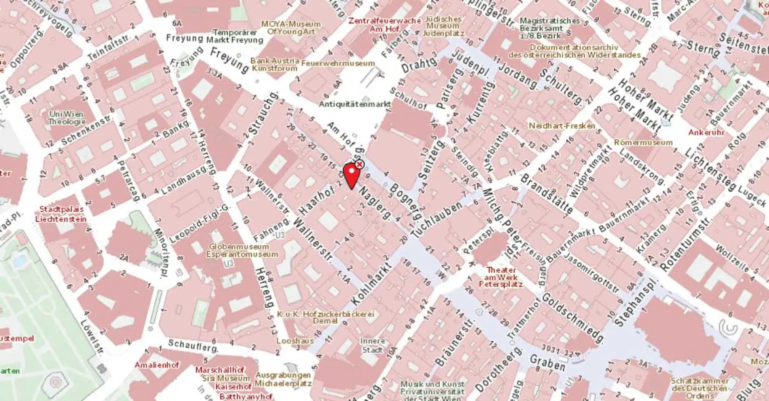 Kleines Geschäftslokal neben dem Graben zum Mieten!