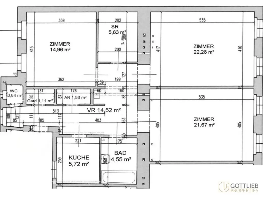 Bestlage Döbling! Sonniges 3-Zimmer-Altbau-Apartment in Stockwerkslage