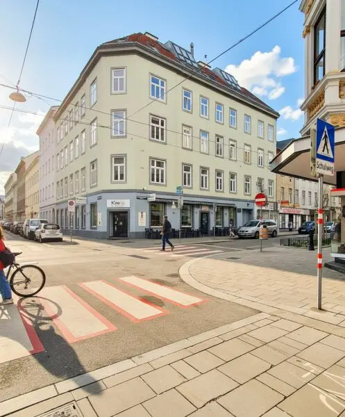 Außenansicht & Lage nahe Elternleinplatz