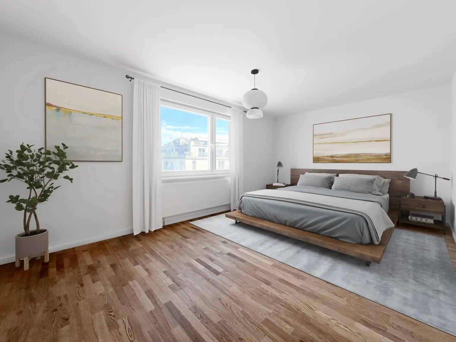 Schlafzimmer Staging