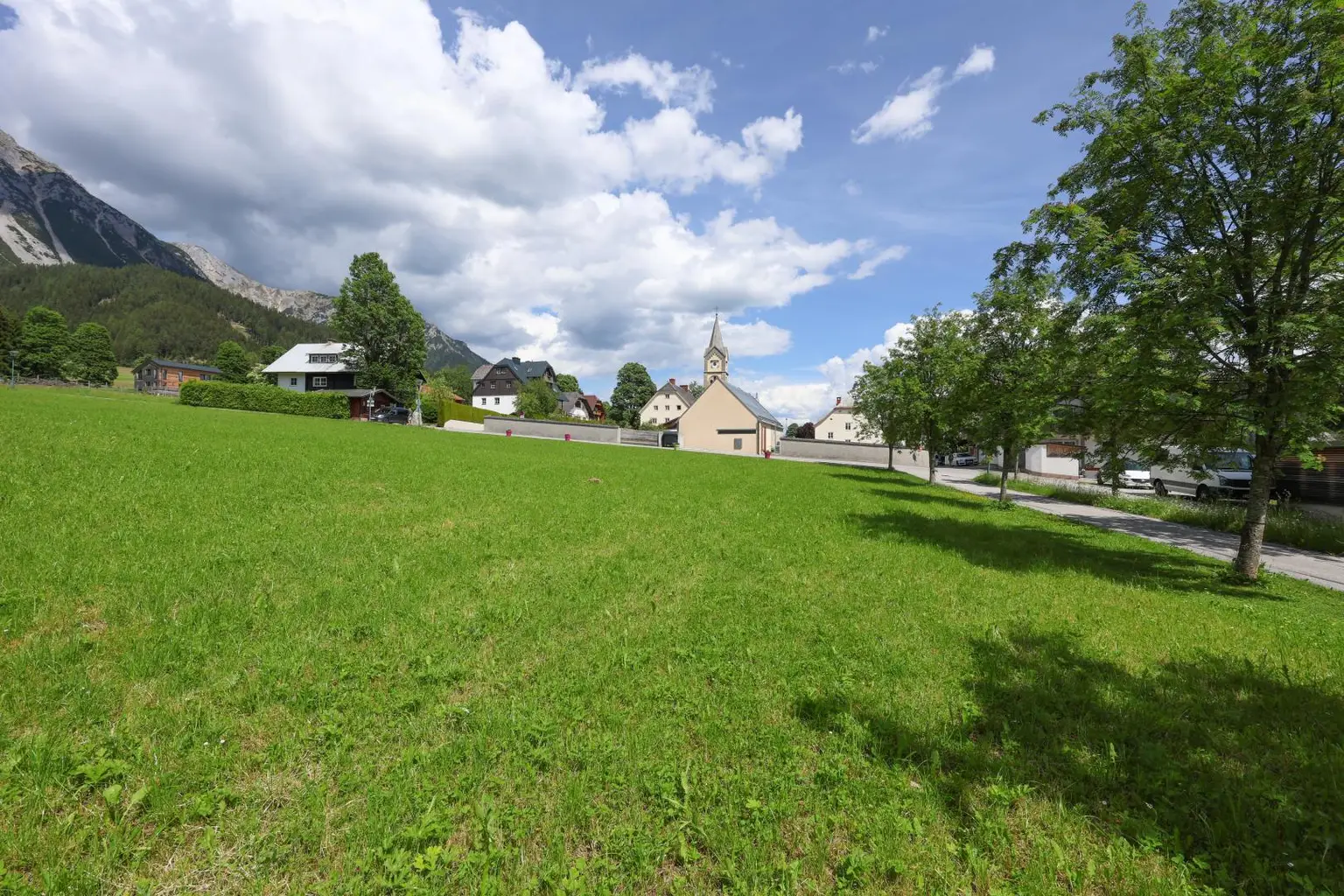 Blick Richtung evang
