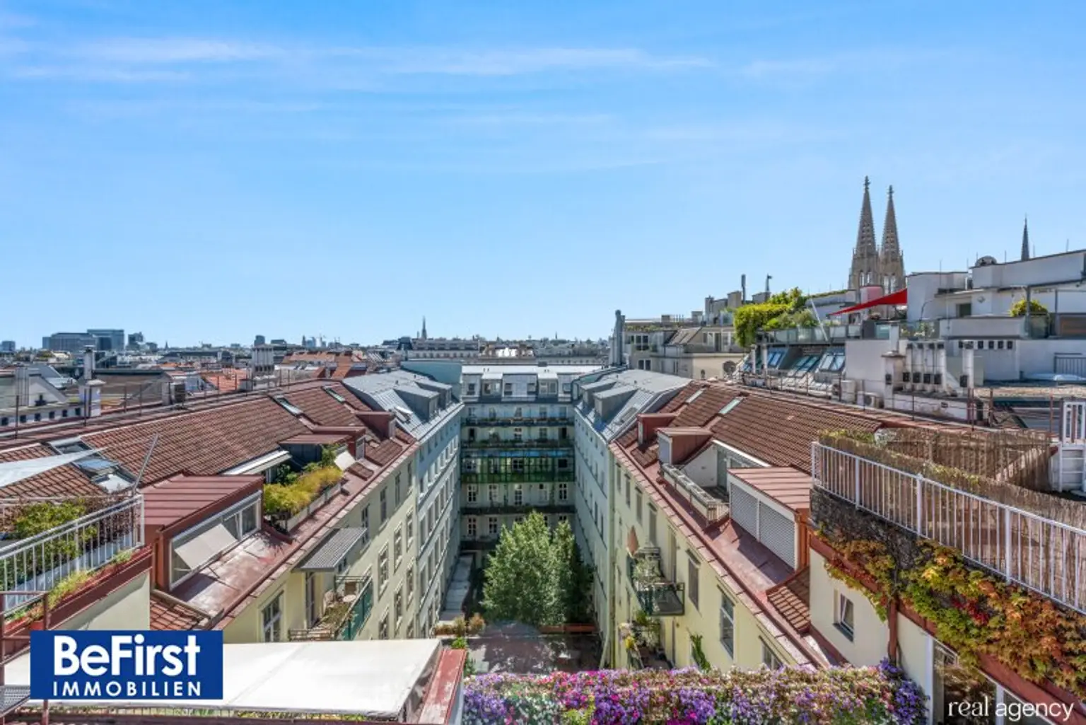 Charmantes, großzügiges Dachterrassenjuwel in phantastischer Lage nahe Votivkirche