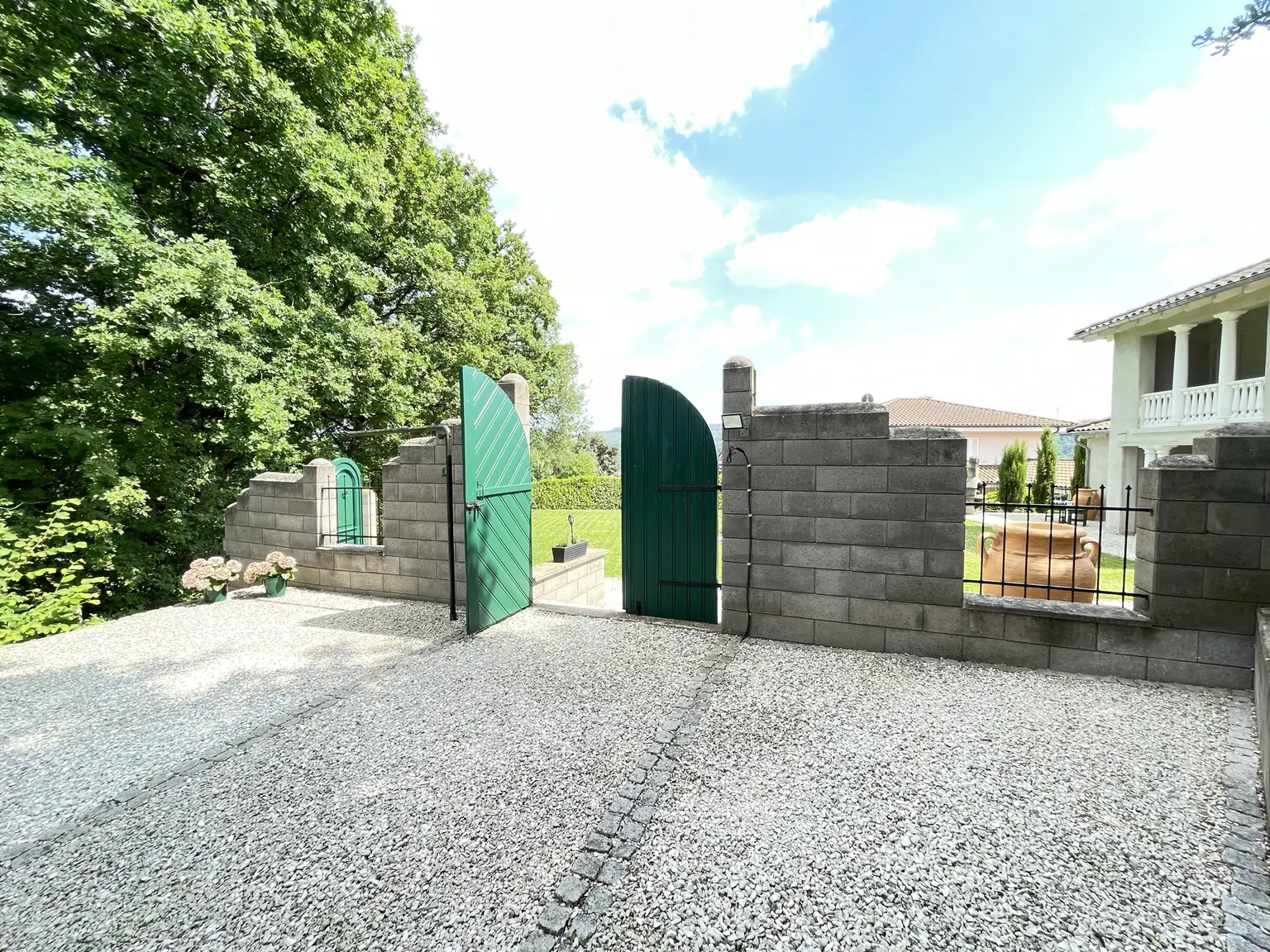 Gartentor zum Grundstück