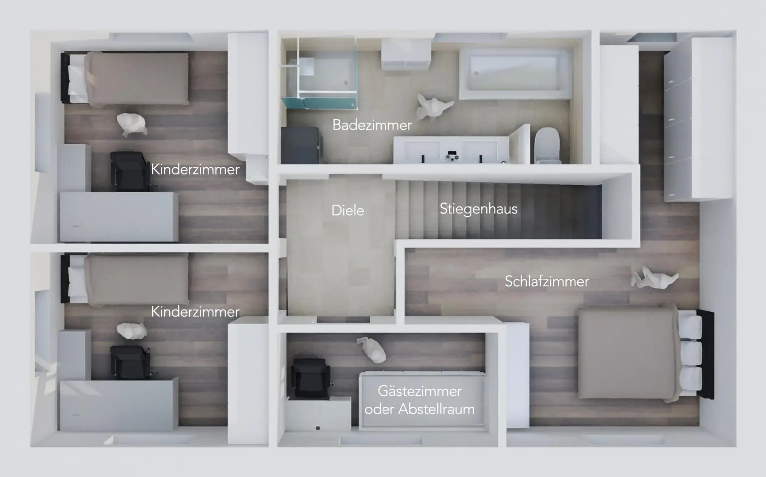 Visualisierung - Obergeschoss