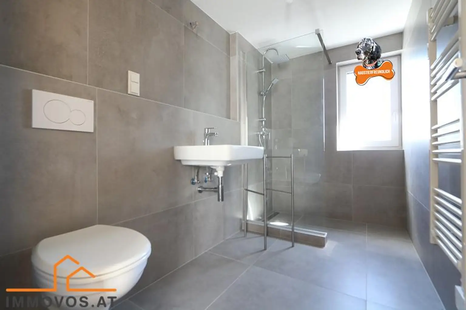 Ein feines Bad mit Dusche / WC :