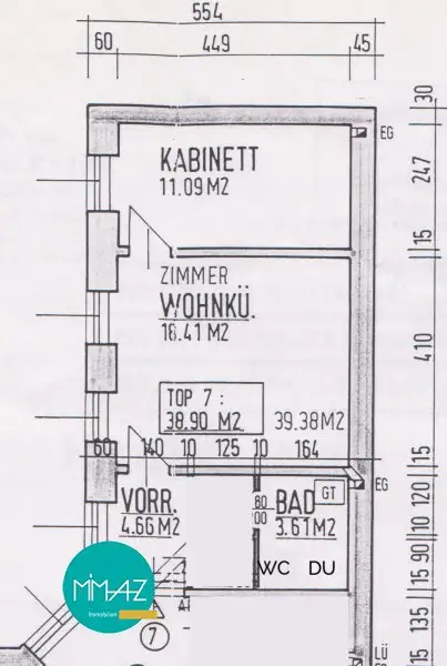 Urban & ruhig zugleich! Helle 2-Zimmerwohnung mit Altbauflair & 3-Meter-Raumhöhe! Sehr gute Infrastruktur!
