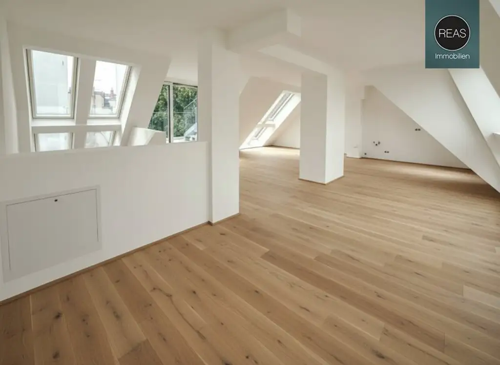 Erstbezug: Atemberaubendes Dachgeschoss - Maisonette - Apartment (klimatisiert) mit 3 Terrassen und hochwertiger Ausstattung im Trendbezirk Ottakring!