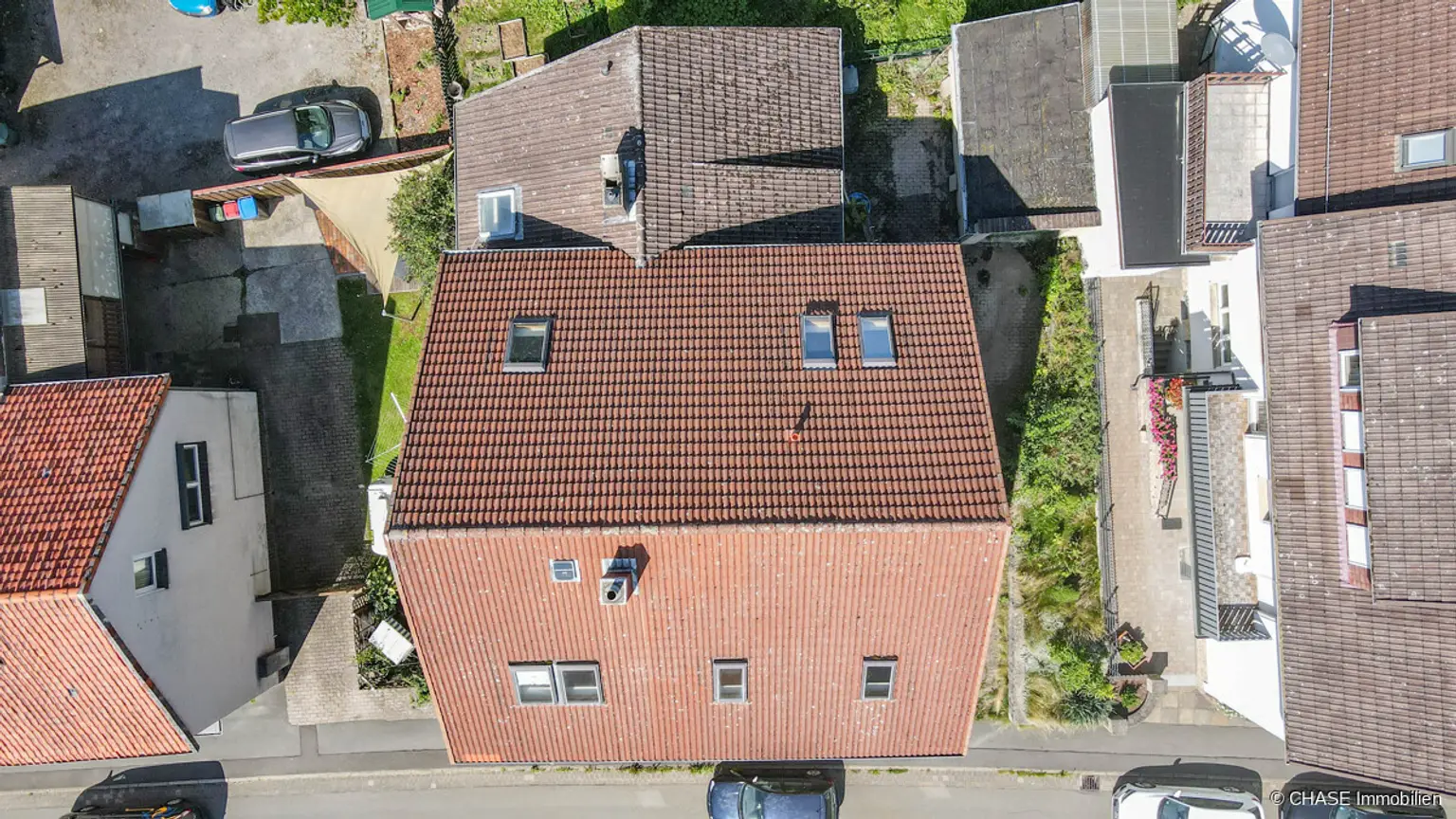 Vogelperspektive - Dach