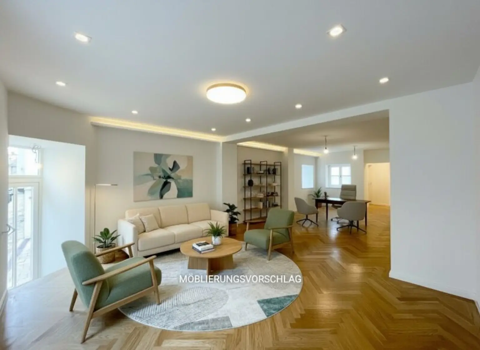 Möblierungsvorschlag - KI - Praxis
