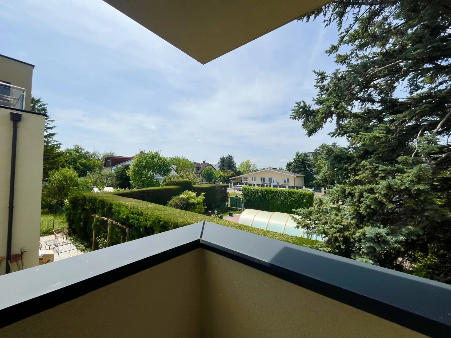Ausblick Balkon