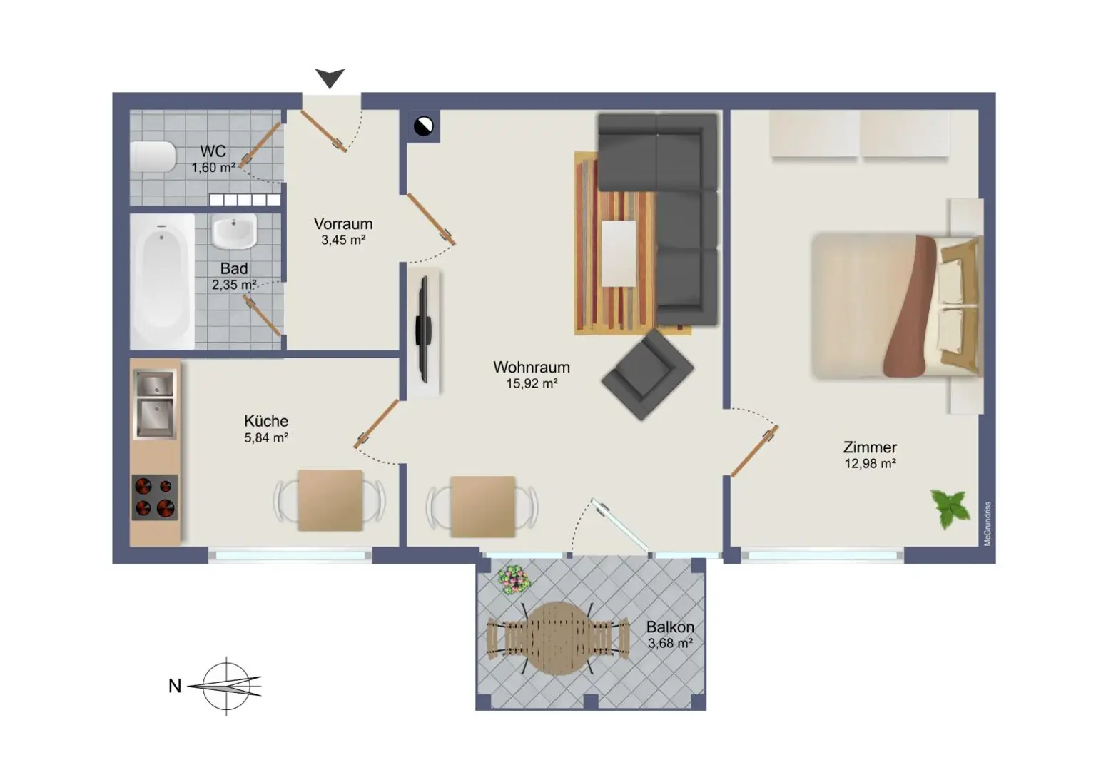 Grundrissplan