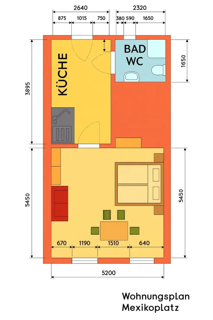🏠 Charmante, komplett sanierte Altbauwohnung am Mexikoplatz – 4. Liftstock