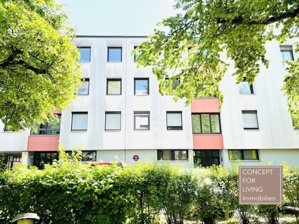 Grünblick. Südseitige 4 Zimmer-Wohnung plus Wintergarten nahe Wörthersee. Keller. Garage. WG-Eignung. Vermietet bis 03/2027.