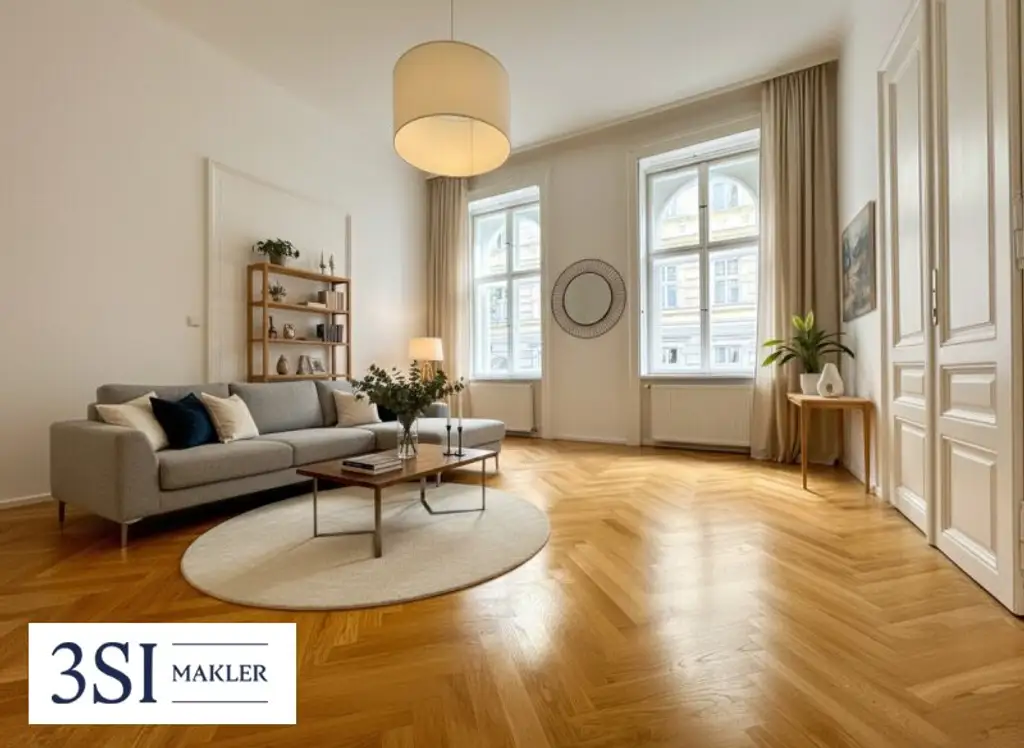 Rarität im Servitenviertel – Stilvolle 3-Zimmer-Altbauwohnung mit Charme