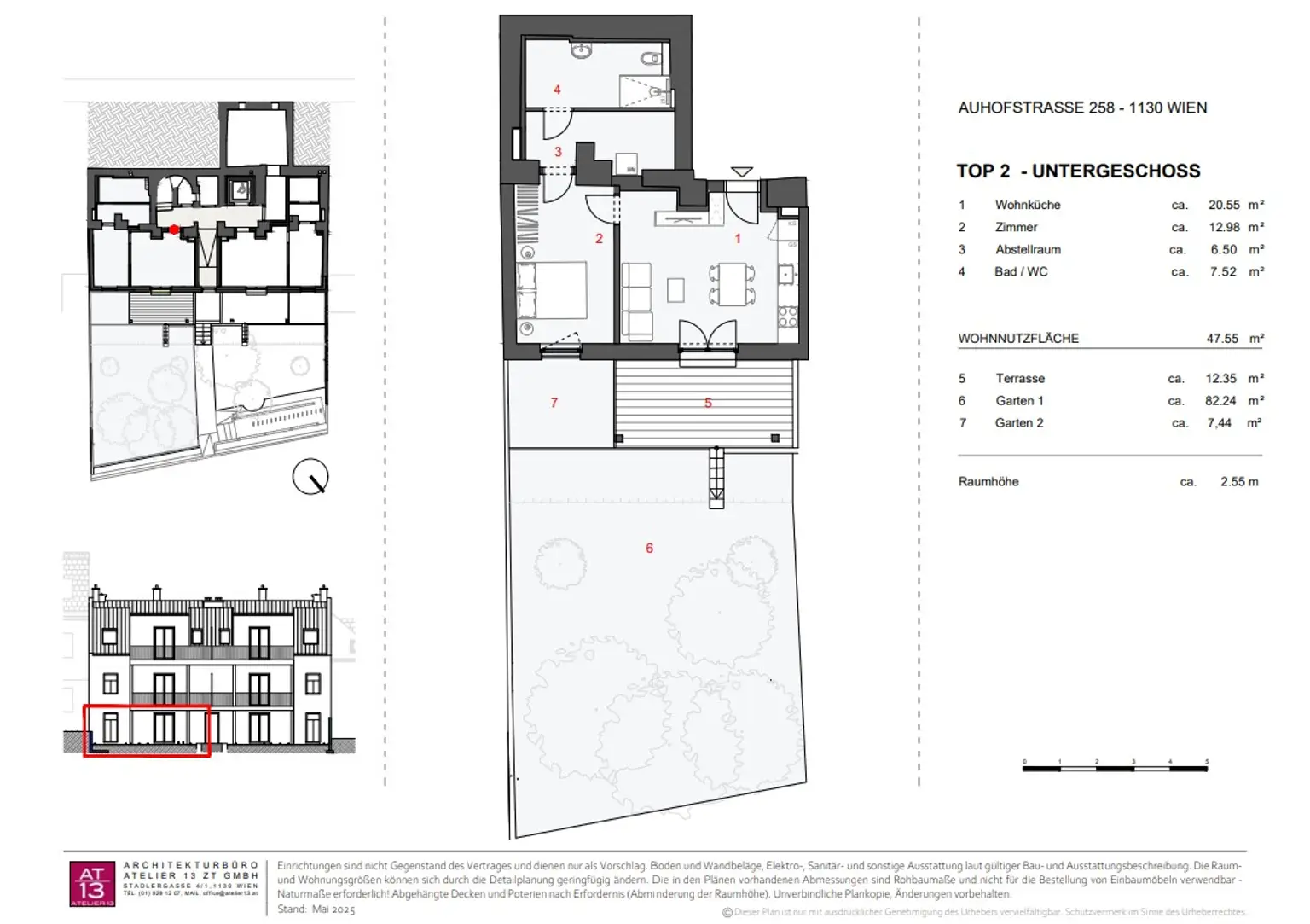 2-Zimmer-Gartenjuwel: großzügige Gartenwohnung mit Terrasse in Hacking