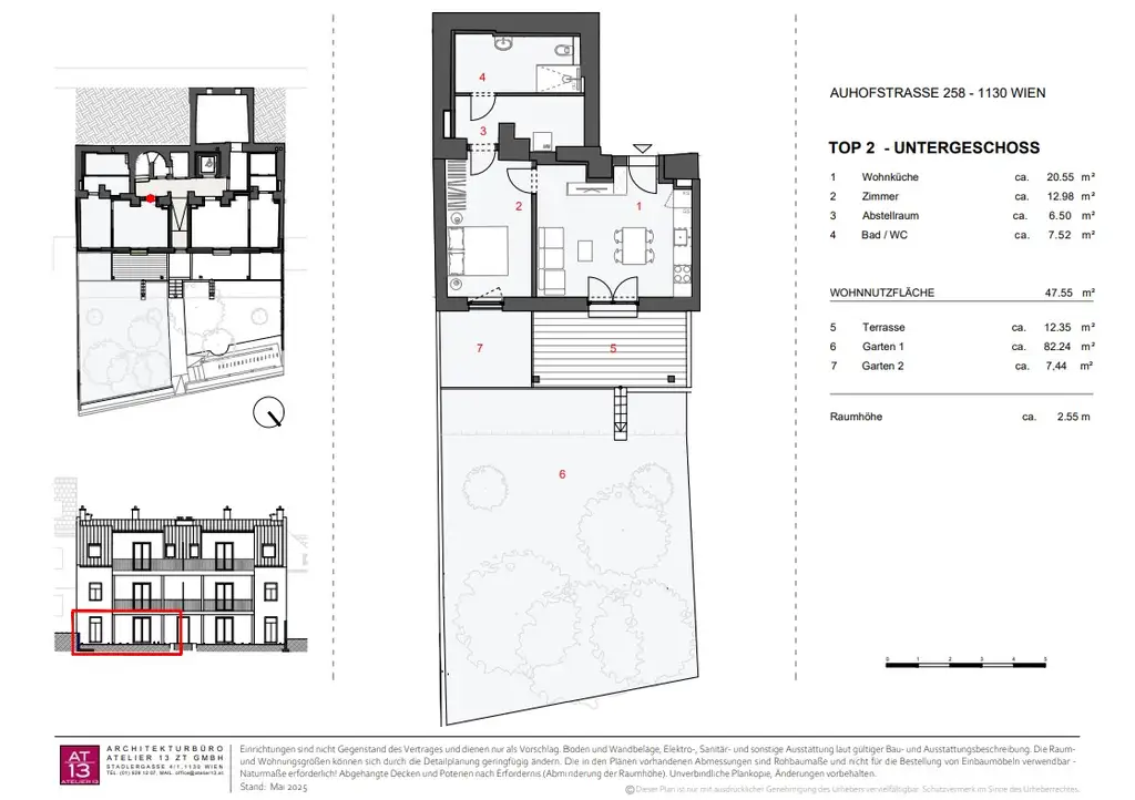 2-Zimmer-Gartenjuwel: großzügige Gartenwohnung mit Terrasse in Hacking
