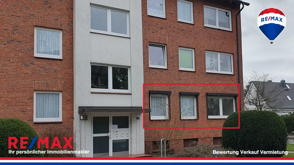 Sofort frei: Gemütliche 2,5-Zimmer-Wohnung mit Balkon
