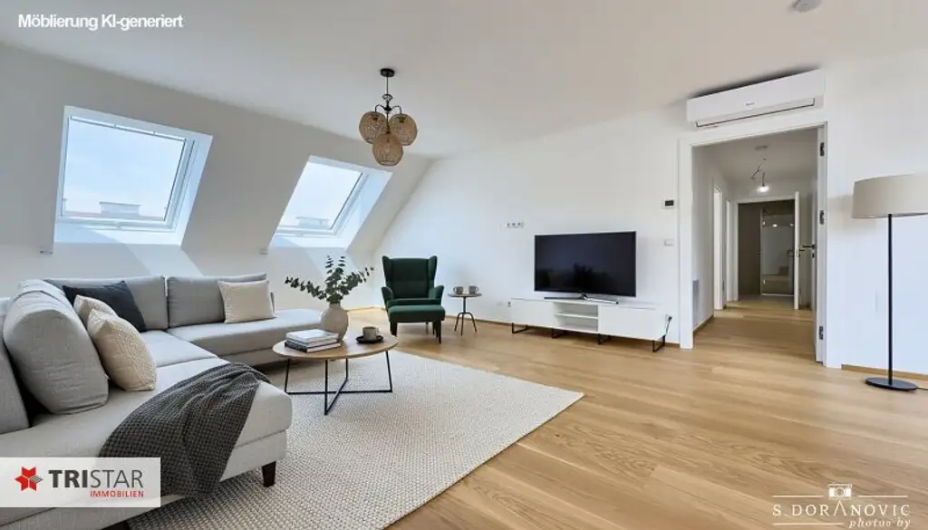 NEU! ++ NÄHE SCHÖNBRUNN ++ EXKLUSIVER DACHAUSBAU IM GRÜNDERZEITHAUS ++ BEZUGSFERTIGES EIGENTUM IN TOPLAGE – 1120 WIEN ++
