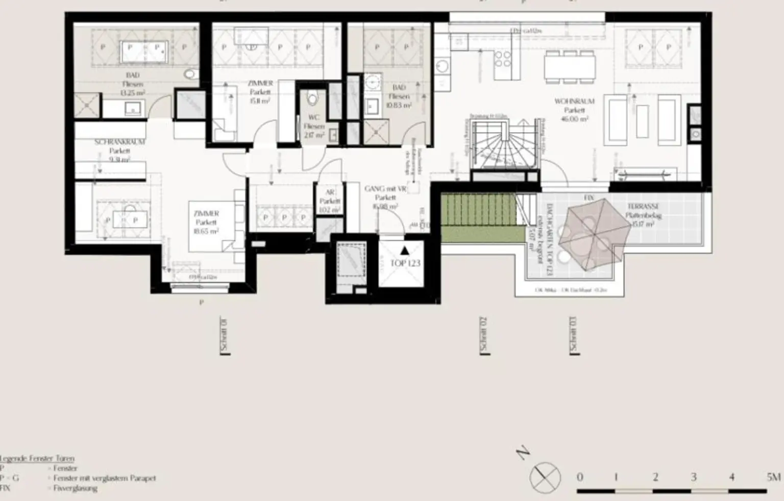 Grundriss 2. Wohnebene