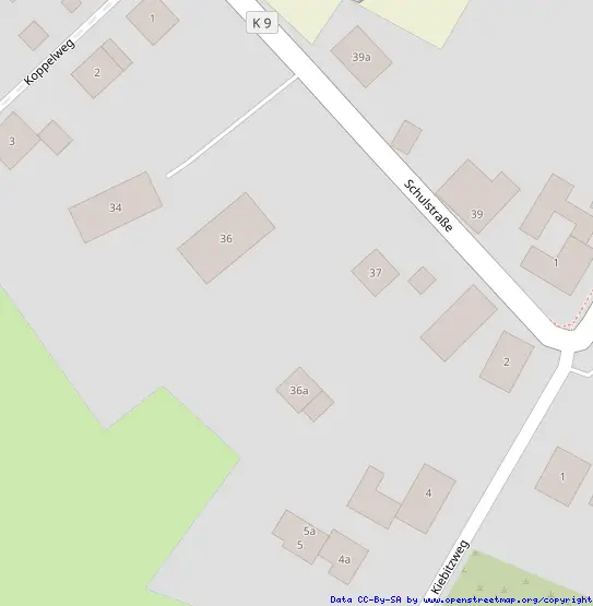 Lageplan ohne Markierung