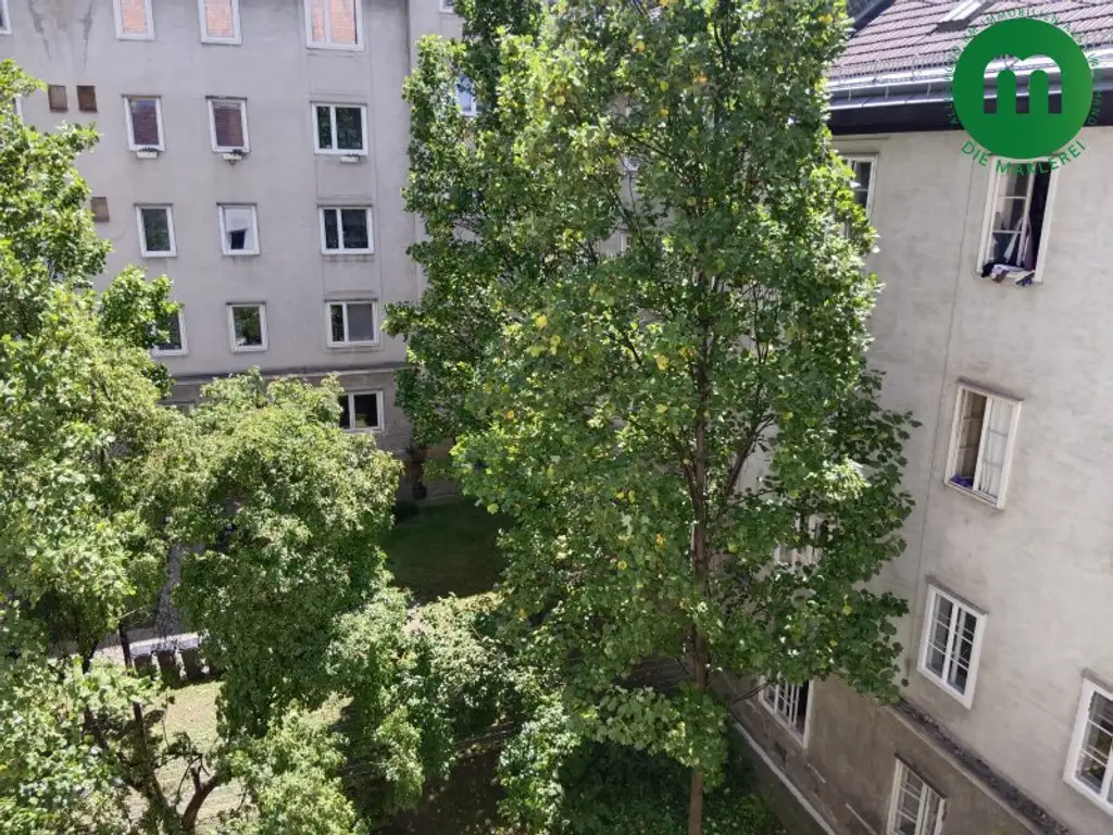 Unbefristete Miete: geräumiger 2-Zimmer-Altbau