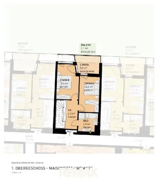 Grundriss 1. OG