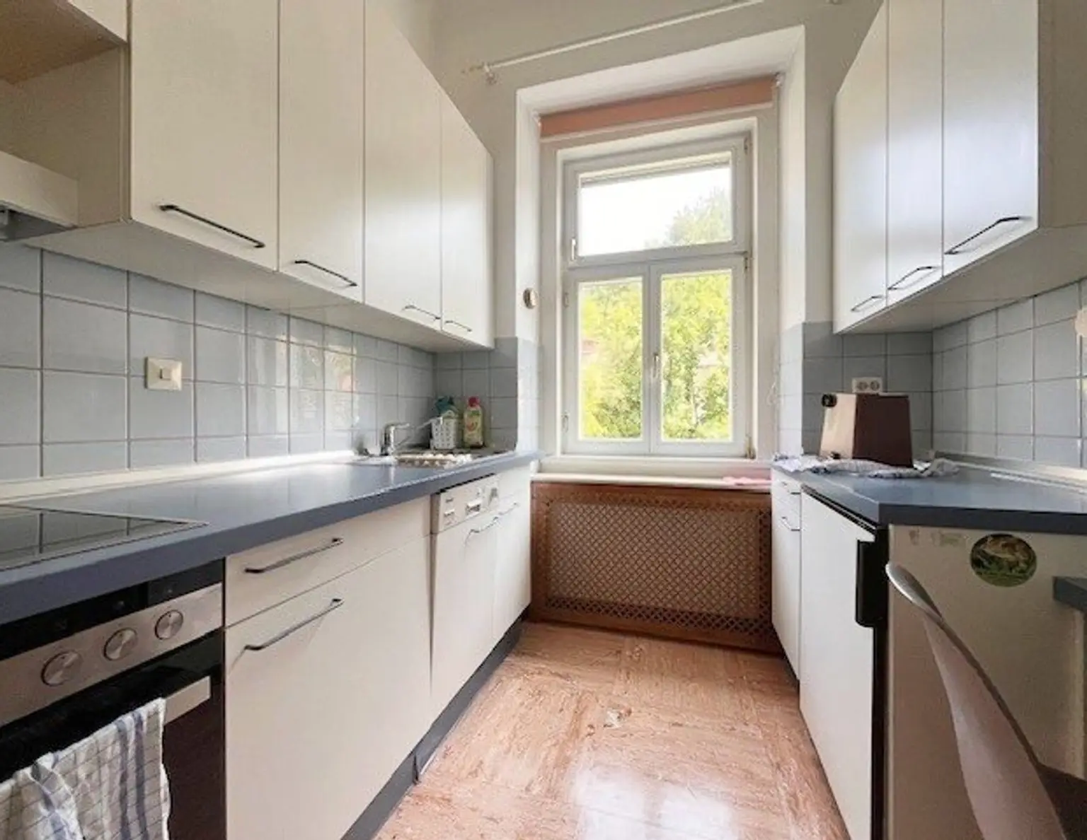 GEIDORF: HELLE 2 ZIMMER ALTBAUWOHNUNG MIT SCHLOSSBERGBLICK IN UNI-NÄHE