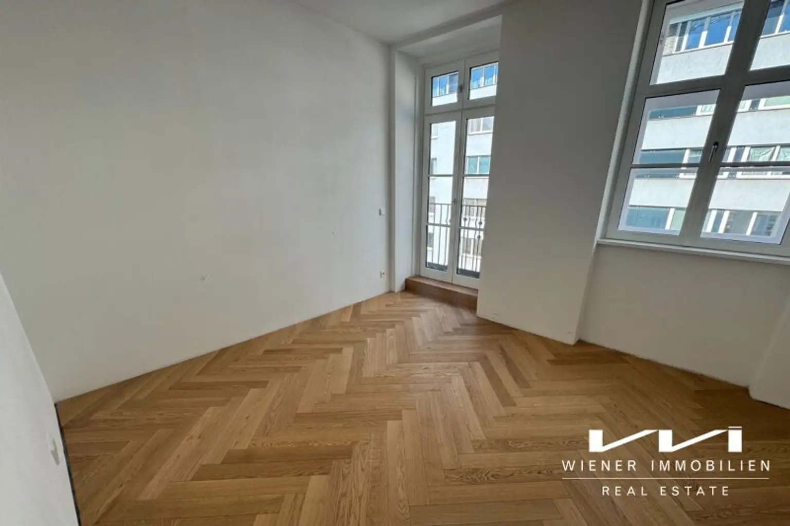 Grünblick ins Quartier Starhemberg - 4 Zimmerwohnung mit Balkon
